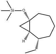 Silane, [[(1S,6S,7R)-6-ethylbicyclo[5.1.0]oct-1-yl]oxy]trimethyl- (9CI) Struktur