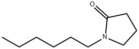 1-ヘキシルピロリジン-2-オン 化學(xué)構(gòu)造式