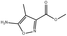3-Isoxazolecarboxylicacid,5-amino-4-methyl-,methylester(9CI) Struktur