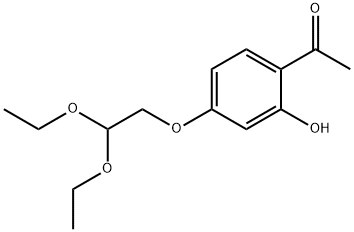 1-(4-(2,2-DIETHOXYETHOXY)-2-HYDROXYPHENYL)ETHANONE Struktur