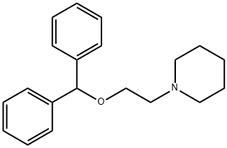 1-(2-benzhydryloxyethyl)piperidine Struktur