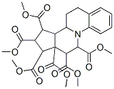6,7,9,10,10a,10b,11,12-Octahydrobenzo[f]cyclopenta[a]quinolizine-6,7,7a,8,9,10(8H)-hexacarboxylic acid hexamethyl ester Struktur