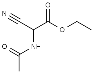 Ethyl acetamidocyanoacetate Struktur