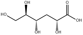 3-脫氧-D-核糖-己酸, 498-43-1, 結(jié)構(gòu)式