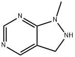 1H-Pyrazolo[3,4-d]pyrimidine, 2,3-dihydro-1-methyl- (9CI) Struktur