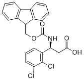 FMOC-(S)-3-氨基-3-(2,3-二氯苯基)-丙酸, 501015-35-6, 結(jié)構(gòu)式
