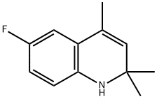 6-FLUORO-2,2,4-TRIMETHYL-1,2-DIHYDRO-QUINOLINE Struktur