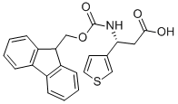 FMOC-(R)-3-AMINO-3-(3-THIENYL)-PROPIONIC ACID Struktur