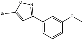 5-BROMO-3-(3-METHOXYPHENYL)ISOXAZOLE Struktur