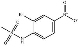 Methanesulfonamide, N-(2-bromo-4-nitrophenyl)- Struktur