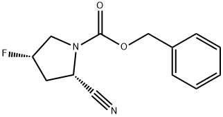 N-CBZ-CIS-4-FLUORO-L-PROLINONITRILE, 518047-78-4, 結(jié)構(gòu)式