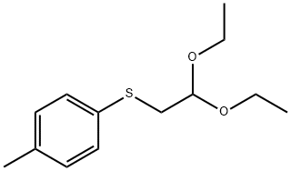 P-(TOLYLTHIO)ACETALDEHYDE DIETHYL ACETAL|4-甲基苯基硫代乙醛乙二醇縮醛
