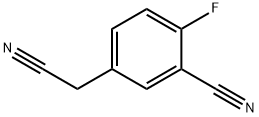 Benzeneacetonitrile, 3-cyano-4-fluoro- (9CI) Struktur