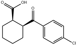 CIS-2-(P-CHLOROBENZOYL)-1-CYCLOHEXANECARBOXYLIC ACID, 98|順式-2-(對(duì) - 氯苯甲?;?-1-環(huán)己烷羧酸