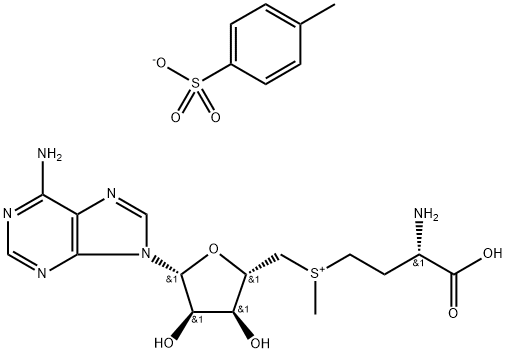 S-(5′-アデノシル)-L-メチオニン P-トルエンスルホン酸塩 化學(xué)構(gòu)造式
