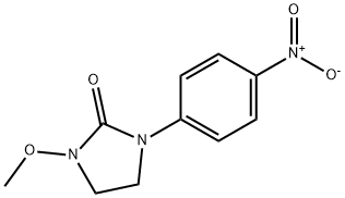 1-Methoxy-3-(4-nitrophenyl)-2-imidazolidone Struktur