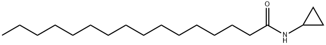 HexadecanaMide, N-cyclopropyl- Struktur