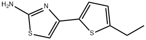 2-Thiazolamine,4-(5-ethyl-2-thienyl)-(9CI) Struktur