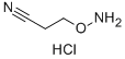 3-(3-AMINOOXY)-PROPANYLNITRILE HYDROCHLORIDE Structure