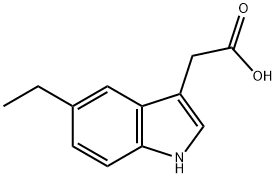 5-ETHYLINDOLE-3-ACETIC ACID Struktur