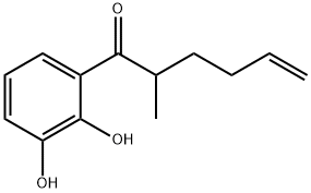 5-Hexen-1-one, 1-(2,3-dihydroxyphenyl)-2-methyl- (9CI) Struktur