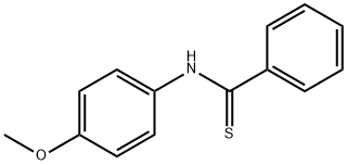 N-(4-メトキシフェニル)チオベンズアミド 化學(xué)構(gòu)造式