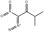 2-Butanone,  1-diazo-3-methyl-1-nitro- Struktur