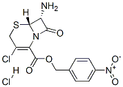 p-nitrobenzyl (6R-trans)-7-amino-3-chloro-8-oxo-5-thia-1-azabicyclo[4.2.0]oct-2-ene-2-carboxylate monohydrochloride  Structure