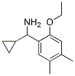 Benzenemethanamine, alpha-cyclopropyl-2-ethoxy-4,5-dimethyl- (9CI) Struktur