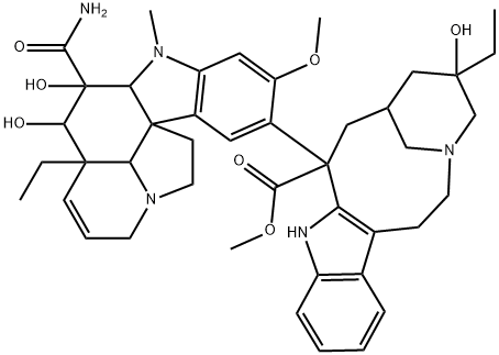 DESACETYLVINBLASTINEAMIDE Structure