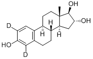 雌三醇-2,4-D2, 53866-32-3, 結(jié)構式