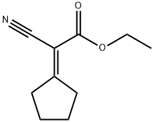 乙酸,2-氰基-2-環(huán)戊亞基-,乙酯 結(jié)構(gòu)式
