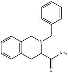 2-BENZYL-1,2,3,4-TETRAHYDRO-ISOQUINOLINE-3-CARBOXYLIC ACID AMIDE Struktur