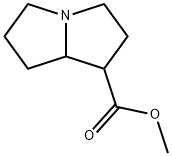 Hexahydro-1H-pyrrolizine-1-carboxylic acid methyl ester Structure