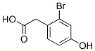 2-BROMO-4'-HYDROXYPHENYL ACETIC ACID Struktur