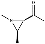 Ethanone, 1-(1,3-dimethyl-2-aziridinyl)-, trans- (9CI) Struktur