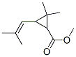 methyl(±)cis，trans-2，2-dimethyl-3-(2-methyl-1-propenyl cyclopropane carboxylate) Struktur