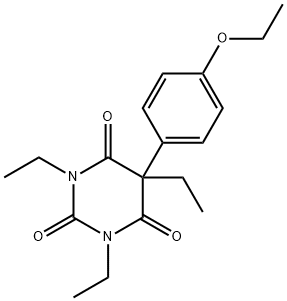 5-(4-Ethoxyphenyl)-1,3,5-triethyl-2,4,6(1H,3H,5H)-pyrimidinetrione Struktur