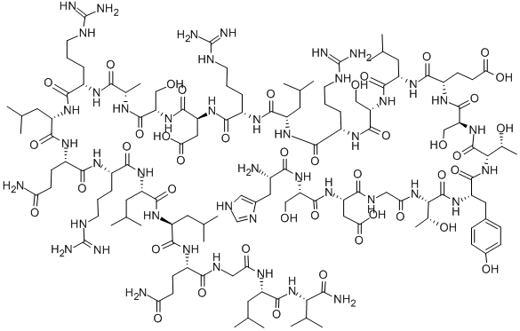 secretin, Tyr(6)- Struktur