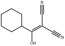Propanedinitrile, (cyclohexylhydroxymethylene)- (9CI) Struktur