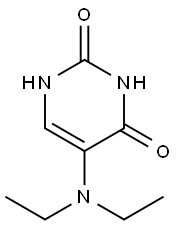 5-(DIETHYLAMINO)URACIL Struktur