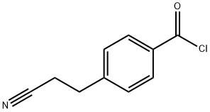 Benzoyl chloride, 4-(2-cyanoethyl)- (9CI) Struktur
