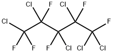 1,1,2,3,4,5-Hexachloro-1,2,3,4,5,5-hexafluoropentane Struktur
