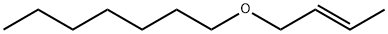 1-[(E)-2-Butenyloxy]heptane Struktur