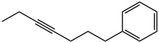 4-Heptynylbenzene Struktur