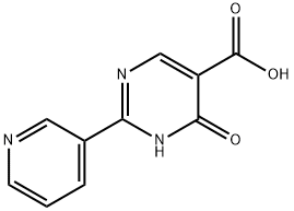 4-Oxo-2-(pyridin-3-yl)-3H-pyrimidine-5-carboxylic acid Struktur