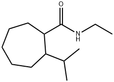 N-ethyl-2-isopropylcycloheptanecarboxamide  Structure