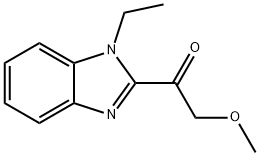 Ethanone, 1-(1-ethyl-1H-benzimidazol-2-yl)-2-methoxy- (9CI) Struktur