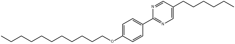 5-Hexyl-2-(4-undecylphenyl)-pyrimidine Struktur
