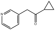1-Cyclopropyl-2-(3-pyridinyl)ethanone Structure